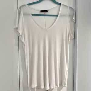 HATCH Maternity white v-neck tee, One Size